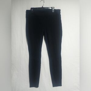 Gaiam Black Leggings Size XL With Mesh Panels On Front And Back